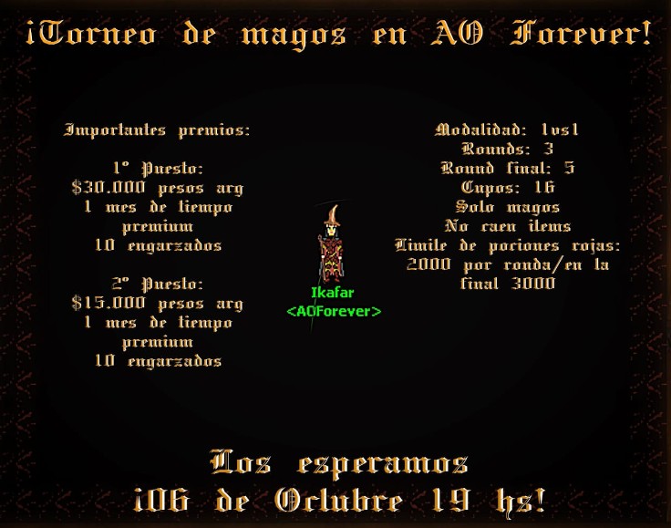 AOForever: Torneo de magos - Ver imagen